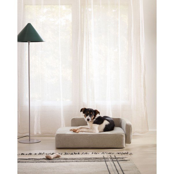 Bež pasja postelja 96x70 cm Bowie - Kave Home-image-1