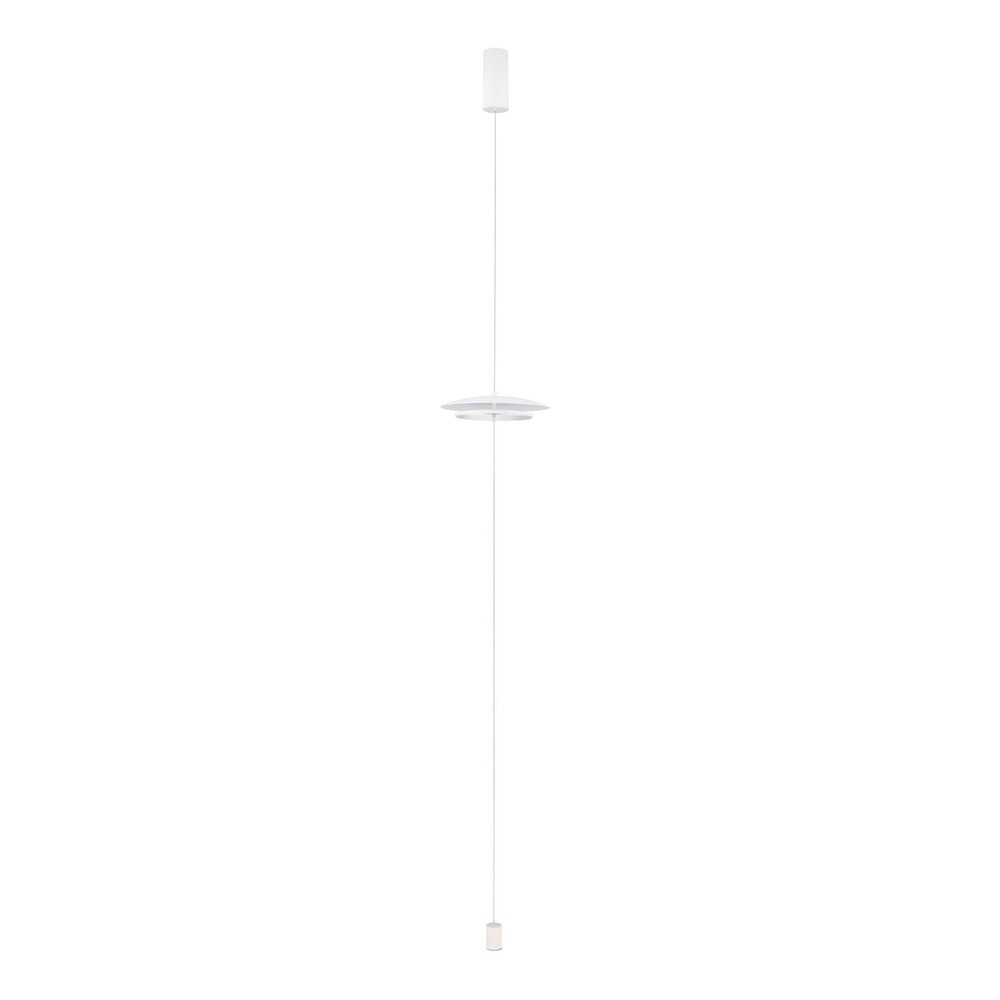 Mat bela aluminijasta LED zatemnitvena stoječa svetilka (višina) Olos