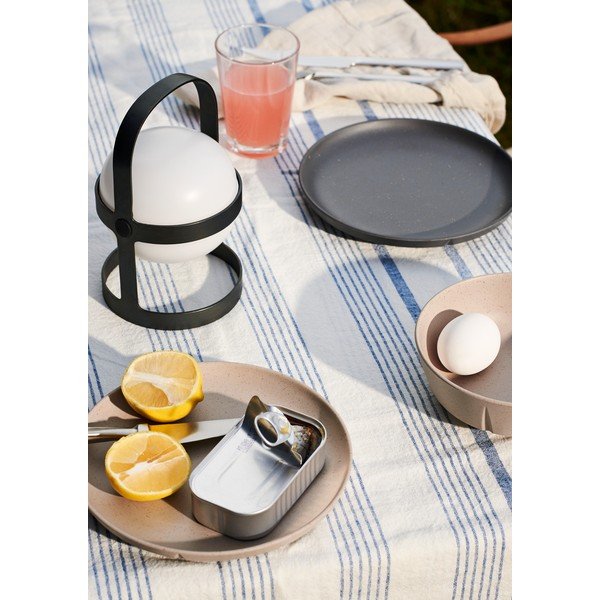 LED prenosljiva zunanja svetilka s solarnim panelom in USB ø 12 cm Soft Spot – Rosendahl-image-1