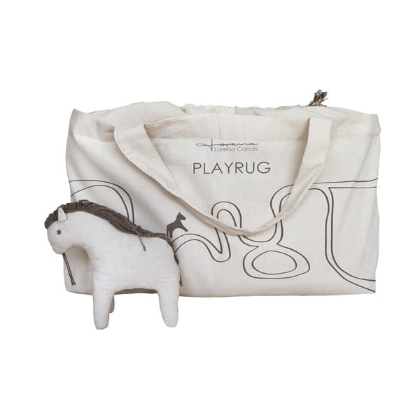 Bež bombažna otroška igralna preproga 120x160 cm Path of Nature – Lorena Canals-image-4