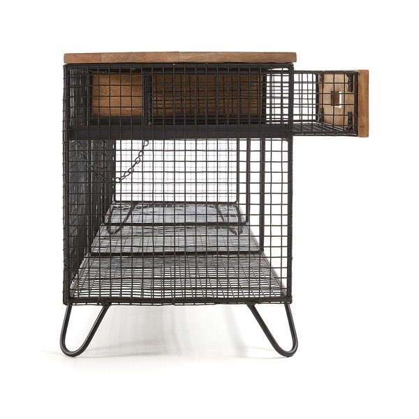 TV mizica iz mangovega lesa Kave Home Interni, 120,5 x 46 cm-image-3
