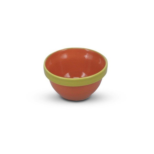 Zelena/oranžna skledica iz kamenine 170 ml Duo – ONA