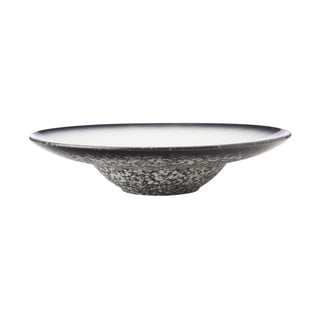 Belo-črn keramični krožnik Maxwell & Williams Caviar, ø 28 cm