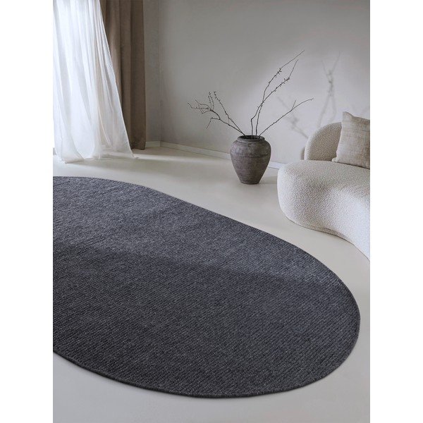 Temno siva ročno tkana volnena preproga 160x230 cm Francois – Villeroy&Boch-image-1