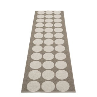 Rjav/bež zunanji in notranji tekač 70x240 cm Hugo Walnut Linen – Pappelina