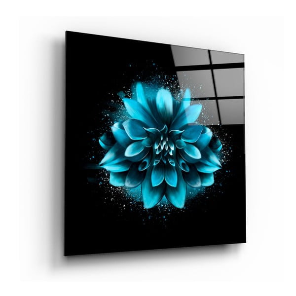 Steklena slika Insigne Blue Flower 40 x 40 cm