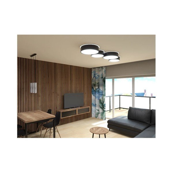 Črna stropna svetilka Sollux Atis-image-1