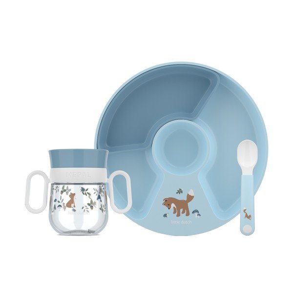 Plastičen otroški set posode 3 ks Forest Friends – Mepal