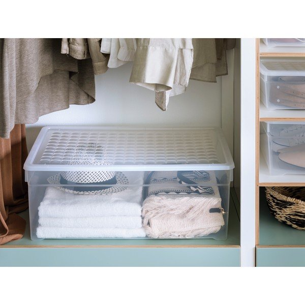 Plastična škatla za shranjevanje s pokrovom 60x39x23 cm – Curver-image-1