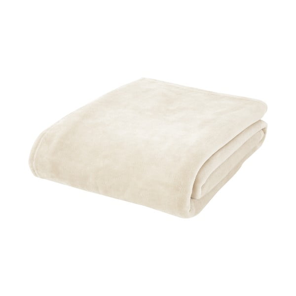 Kremno bela odeja iz mikropliša 130x170 cm Raschel Velvet – Catherine Lansfield