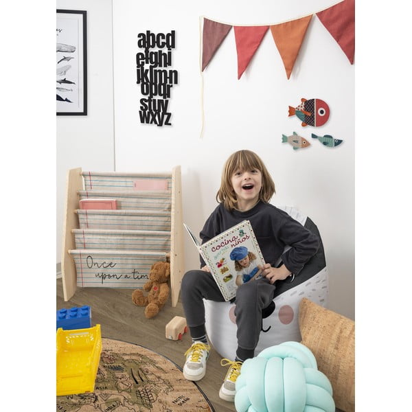 Otroška bež tekstilna omara 60x70 cm Once Upon a Time - Folkifreckles-image-1