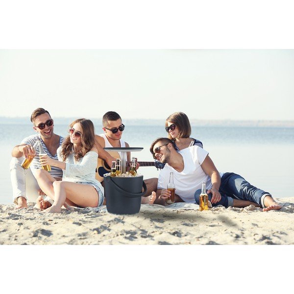 Plastična vrtna miza s prostorom za led ø 38 cm Go – Keter-image-1