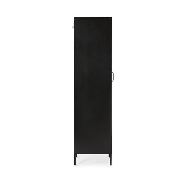 Črna kovinska omara z možnostjo zaklepanja 38x185x46 cm Cambridge – Yes Everyday-image-4