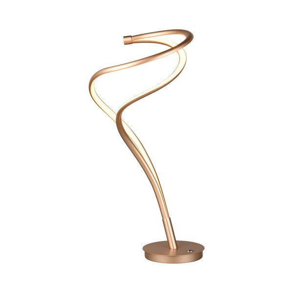 LED namizna svetilka v zlati barvi s kovinskim senčnikom (višina 56 cm) Nala – Trio Select-image-3