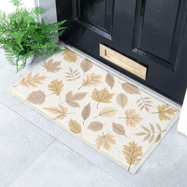 Predpražnik 40x70 cm Autumn Neutral Leaves – Artsy Doormats-image-1