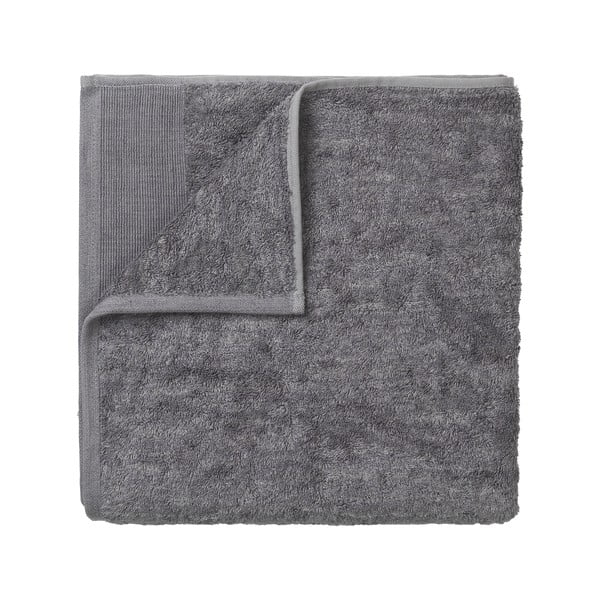 Temno siva bombažna brisača Blomus, 100 x 50 cm