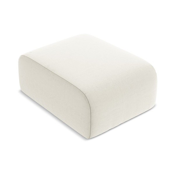 Bež žameten tabure Lani – Makamii-image-1