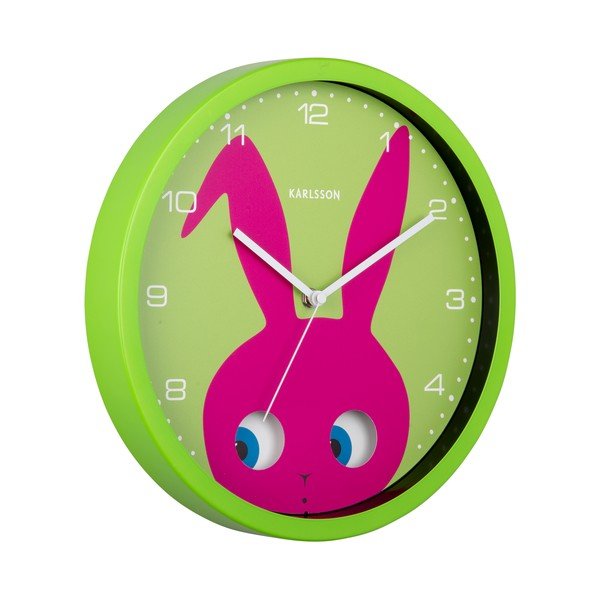 Otroška ura ø 31 cm Peekaboo Bunny – Karlsson-image-3