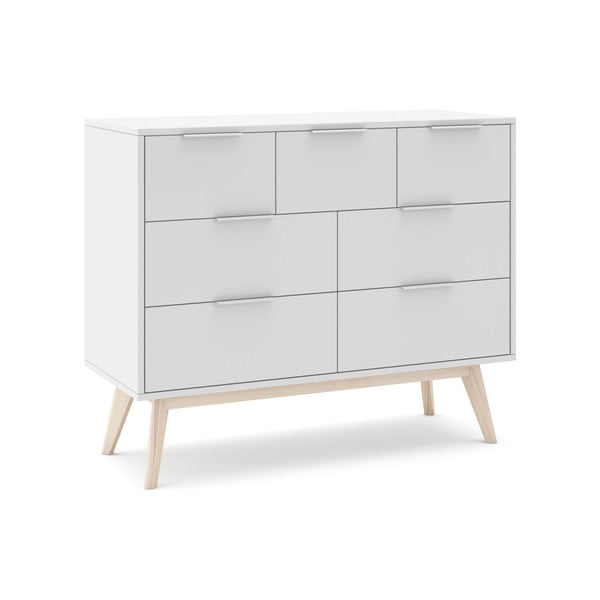 Bela nizka komoda 120x83 cm Campus – Marckeric-image-3