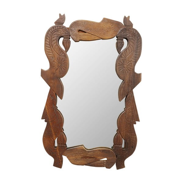 Stensko ogledalo z lesenim okvirjem 110x172 cm Bracket – Kare Design