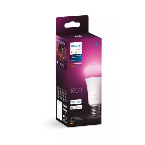 LED pametna žarnica E27, 15 W White and color ambiance – Philips Hue-image-1