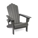 Siv plastičen vrtni fotelj Adirondack – Bonami Selection