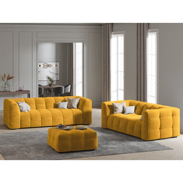 Rumen žameten puf Windsor & Co Sofas Vesta-image-1