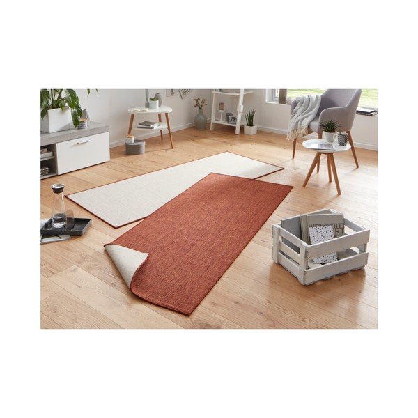 Opečno rdeča zunanja preproga NORTHRUGS Miami, 80 x 350 cm-image-2