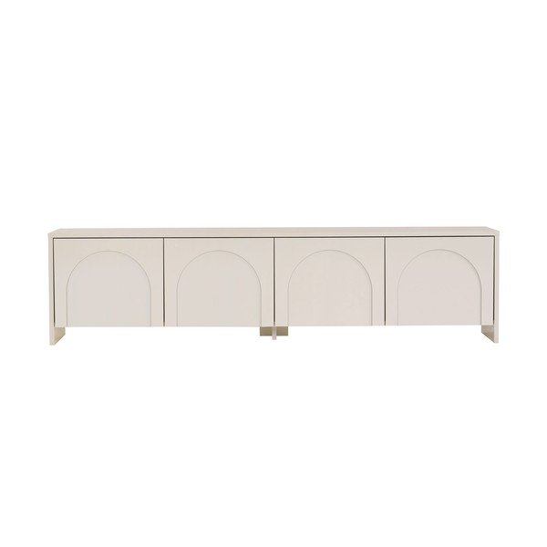 Kremno bela TV omarica 180x45x32 cm Aurelia – Kalune Design-image-3