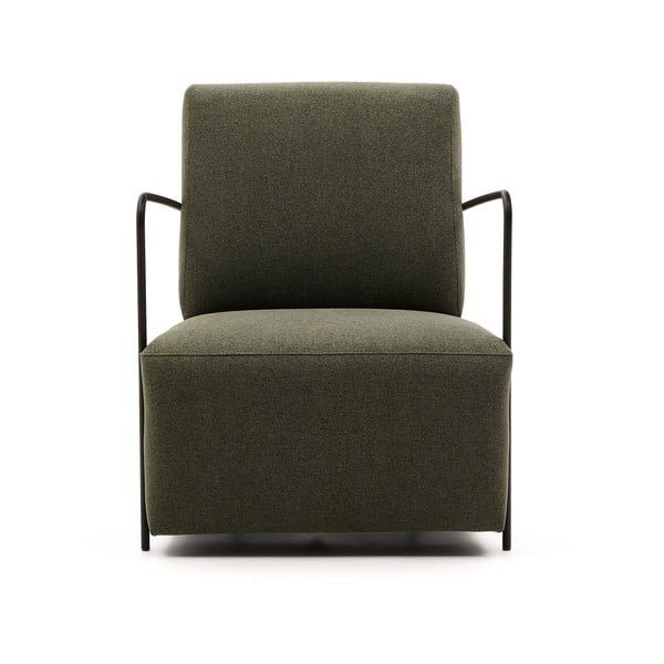 Zelen fotelj Gamer – Kave Home-image-2