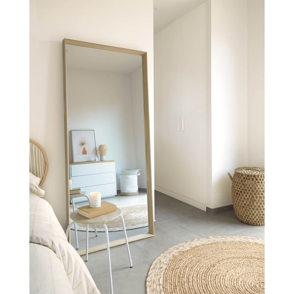 Stensko ogledalo 80x180 cm Nerina Natural – Kave Home-image-2