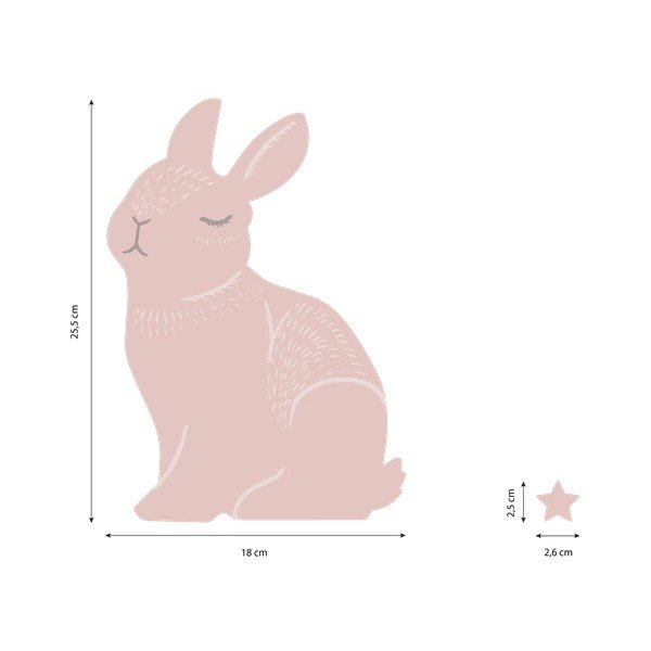 Nalepke 30x42 cm Vintage Rabbit – Lilipinso-image-2