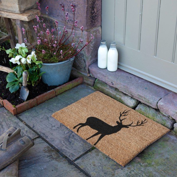 Predpražnik iz kokosovih vlaken 40x60 cm Stag – Artsy Doormats-image-3