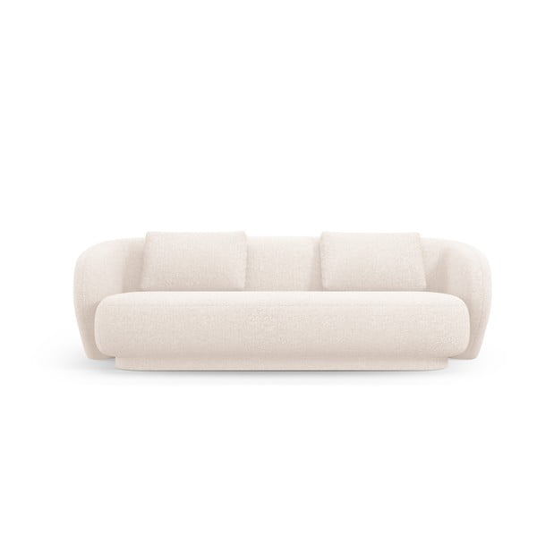 Kremno bela sedežna garnitura 204 cm Camden – Cosmopolitan Design