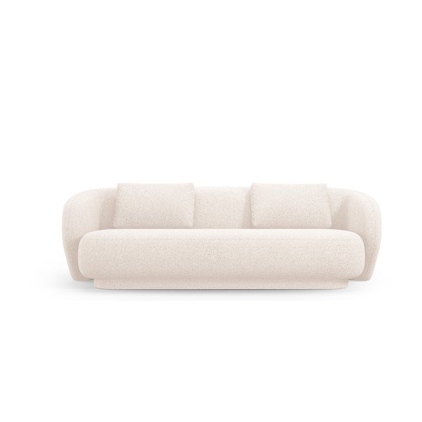 Kremno bela sedežna garnitura 204 cm Camden – Cosmopolitan Design