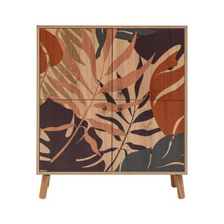 Omarica v hrastovem dekorju v naravni barvi 95x111 cm Multilux – Kalune Design