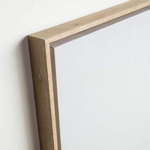 Bela slika v okvirju Kave Home Abstract, 60 x 90 cm-image-1