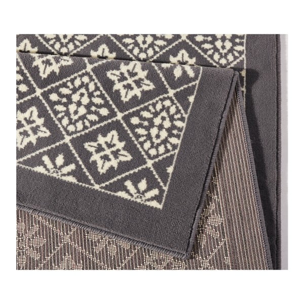 Sivo-bel tekač Hanse Home Gloria, 80 x 300 cm-image-2