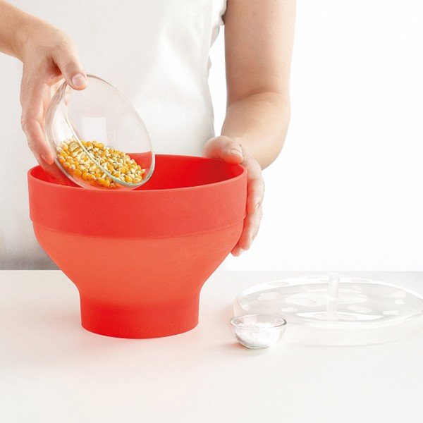 Silikonski model za popcorn, rdeč-image-2