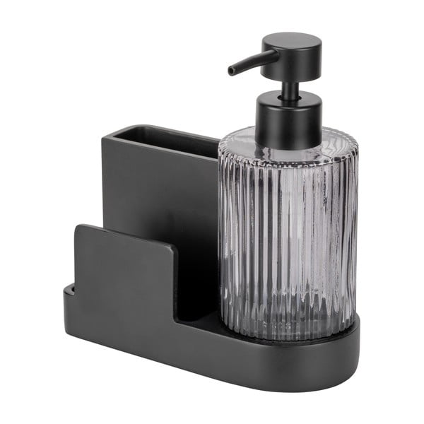 Črno držalo za detergent iz poliresina Pina – Wenko