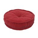 Rdeča vreča za sedenje Posh Velvet - Yellow Tipi