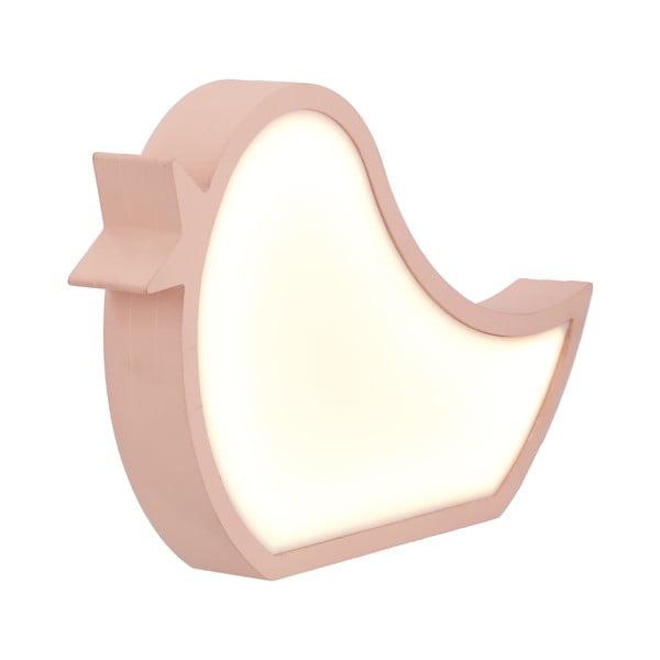 Rožnata otroška namizna svetilka Bird – Candellux Lighting-image-1