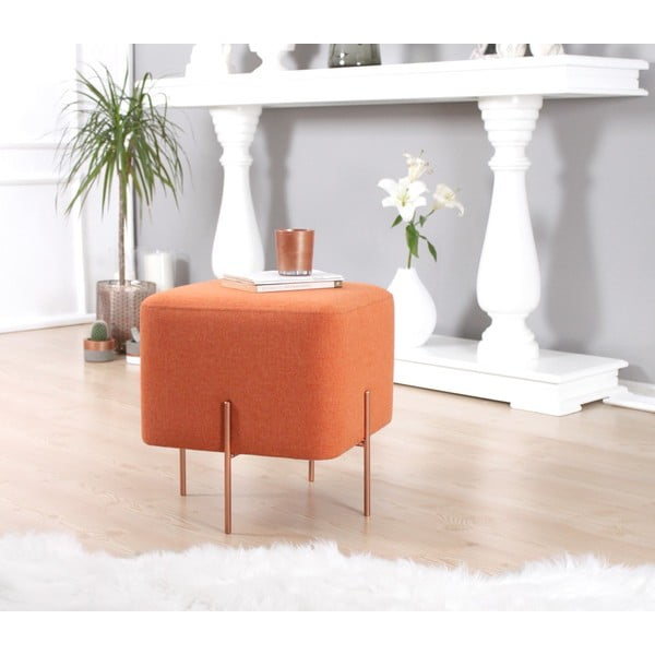 Oranžen tabure Copper – Artie-image-2