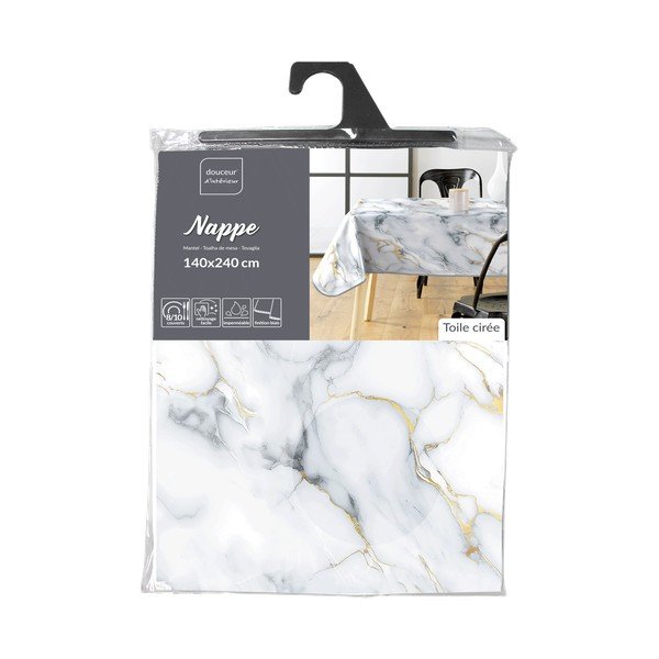 Povoščen namizni prt 140x240 cm Marquina – douceur d'intérieur-image-4