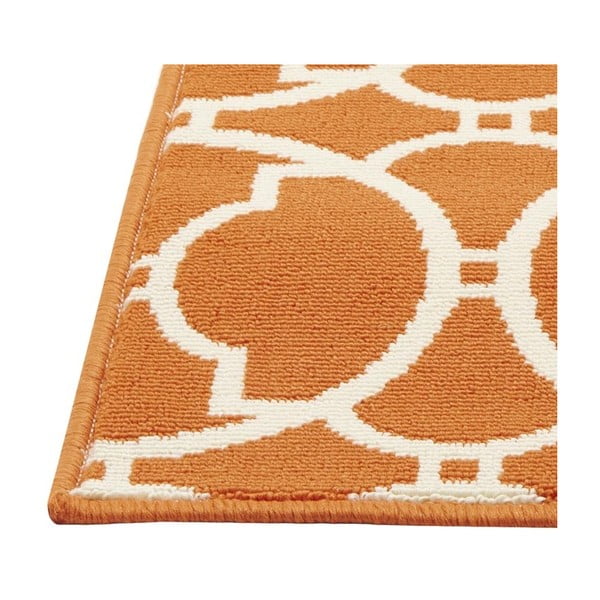 Oranžna zunanja preproga Floorita Interlaced, 133 x 190 cm-image-4