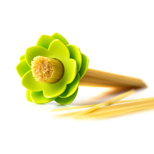 Merilna skodelica za špagete Lotus, zelena