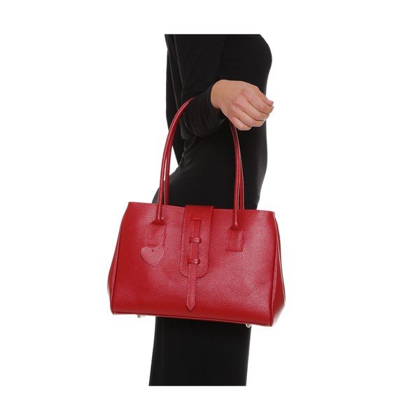 Usnjena torbica Anna Luchini 1170 Rosso-image-4