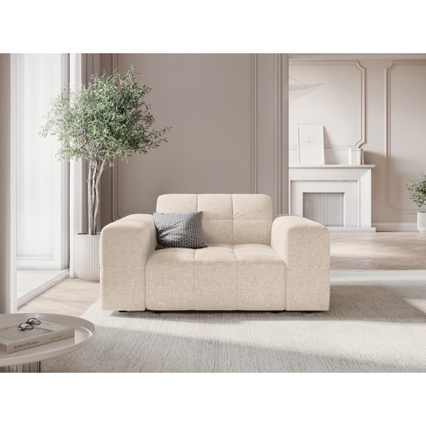 Kremno bel fotelj Chicago – Cosmopolitan Design-image-1