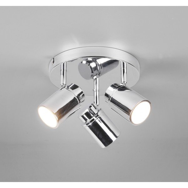 Kovinski reflektor v svetleči srebrni barvi Angelo - Trio-image-1