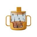 Gorčično rumen lonček Design Letters Grow With Your Cup